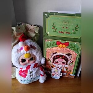 Confirmed Snowman Baby Three Christmas 400% Plush Toy